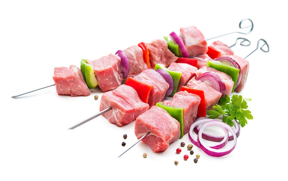 Brochettes de porc